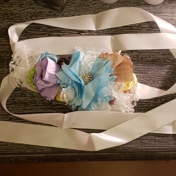 'Oh boy' mother's baby shower sash - Picture 1 of 2
